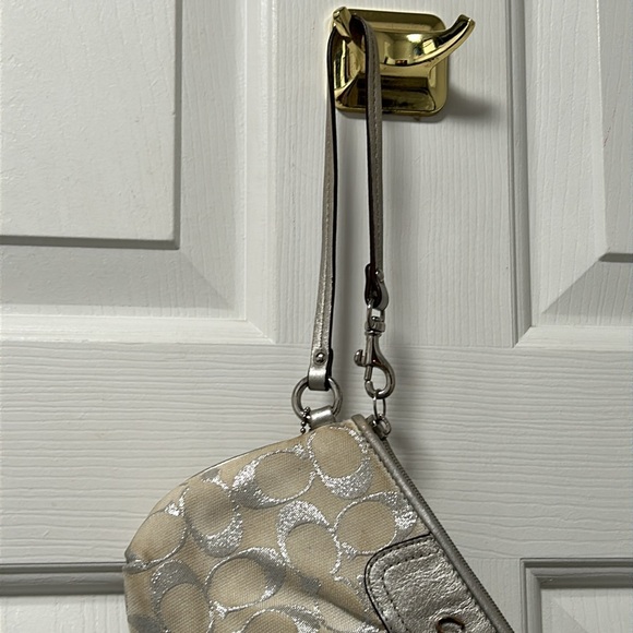 Coach Wristlet With Logo Tag - Picture 3 of 16